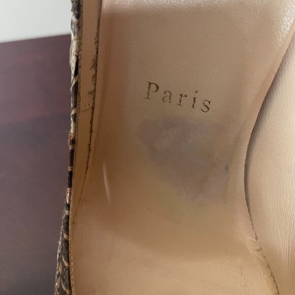 Christian Louboutin Peep-toe Pumps - Picture 5 of 8